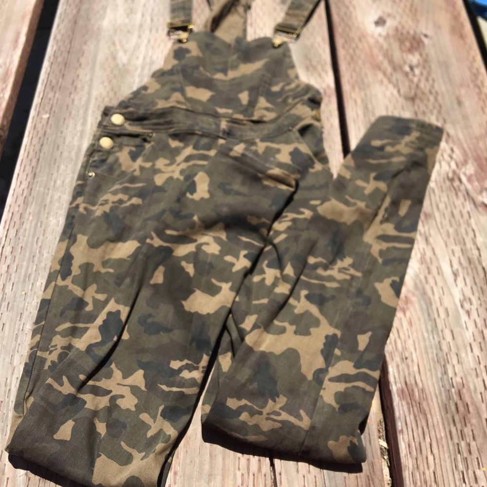 Camo overalls